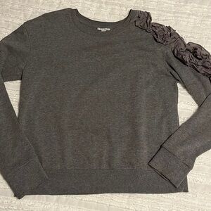 Halogen cold shoulder sweatshirt